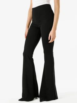 Solada Pantaloni eleganti da donna con finale a zampa - nero