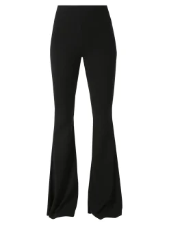 Solada Pantaloni eleganti da donna con finale a zampa - nero