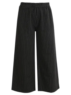 Solada Pantaloni gessati donna a gamba larga