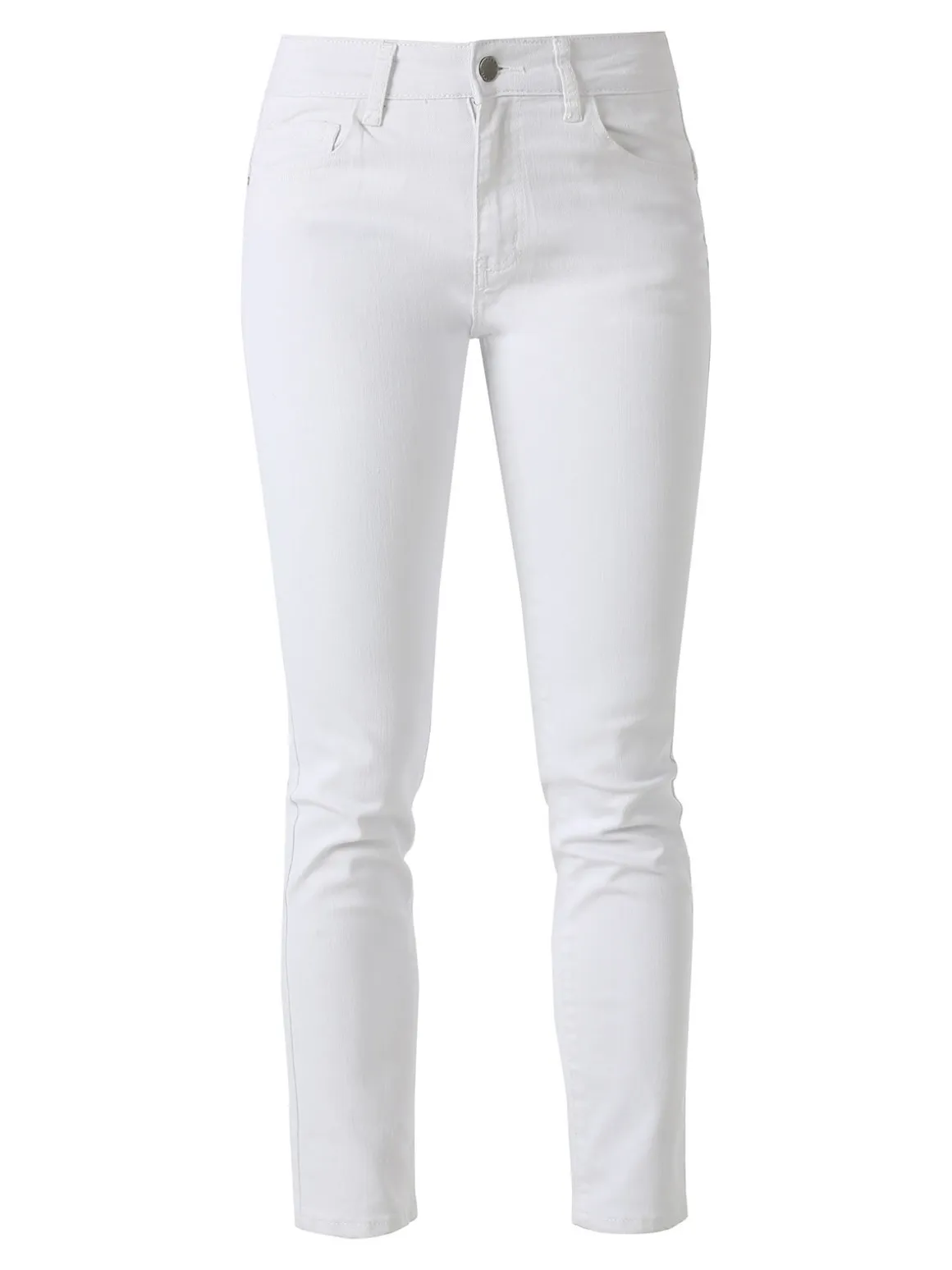 Solada Pantaloni jeans push-up da donna - bianco