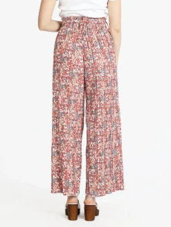 Solada Pantaloni leggeri donna a fiori con cintura