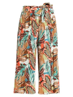 Solada Pantaloni plissettati donna con stampe