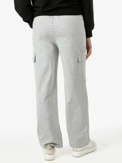 Solada Pantaloni tuta da donna con tasconi a gamba dritta - grigio