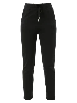 Solada Pantaloni tuta da donna con coulisse - nero