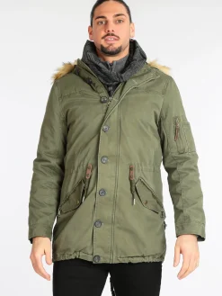 Solada Parka sfoderabile con cappuccio e pelo