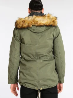 Solada Parka sfoderabile con cappuccio e pelo