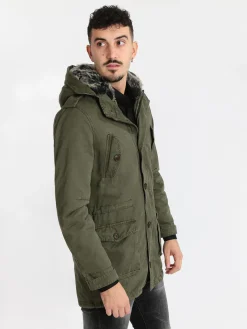 Solada Parka sfoderabile con cappuccio