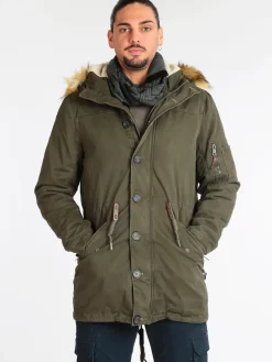 Solada Parka sfoderabile con cappuccio e pelo