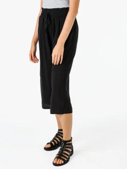Solada Pinocchietti donna in cotone - nero