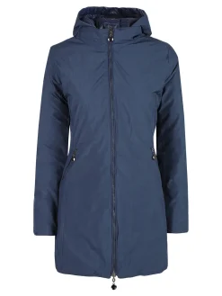 Solada Piumino donna lungo reversibile con cappuccio