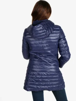 Solada Piumino donna lungo reversibile con cappuccio