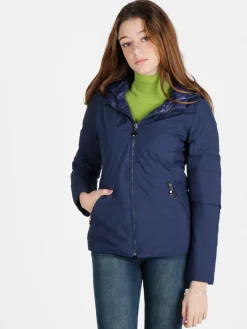 Solada Piumino donna reversibile con cappuccio