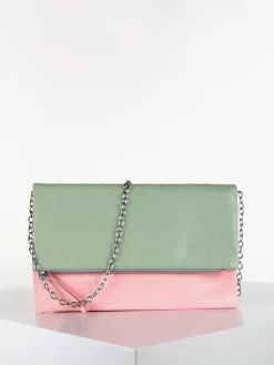 Solada Pochette bicolore in ecopelle