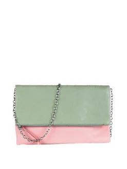 Solada Pochette bicolore in ecopelle