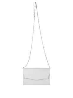Solada Pochette da donna elegante con brillantini - argento