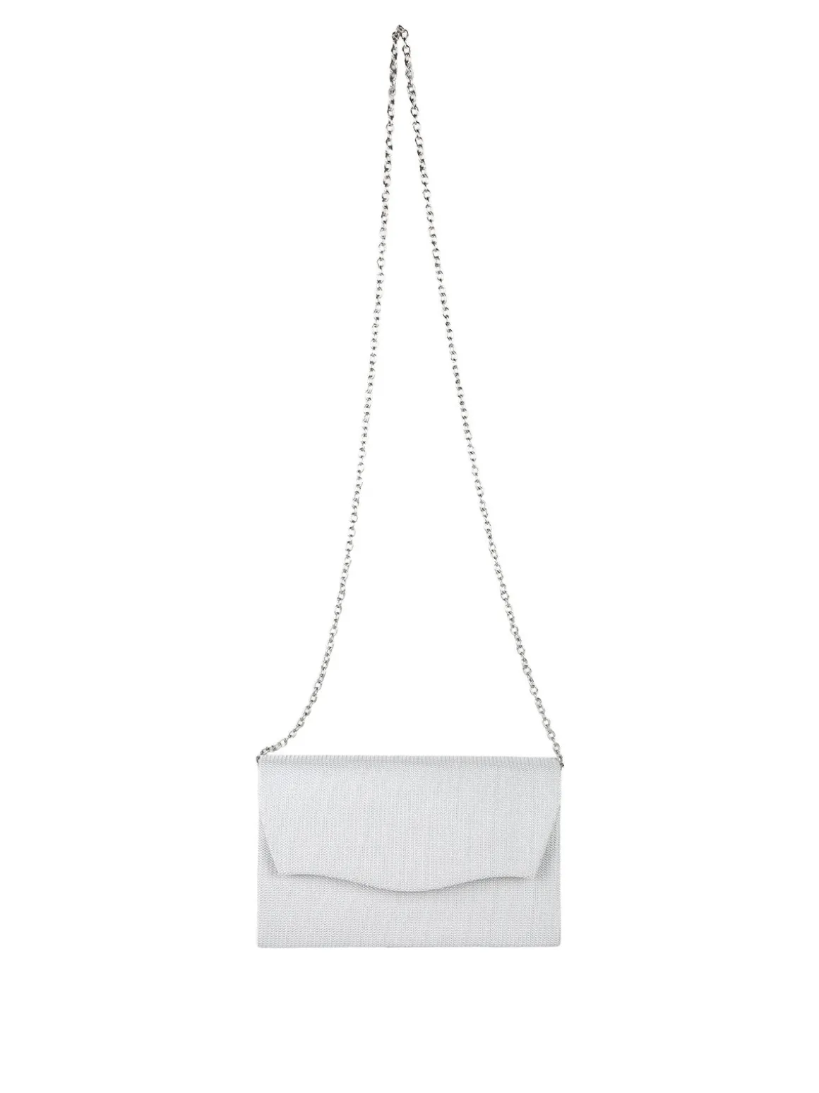 Solada Pochette da donna elegante con brillantini - argento