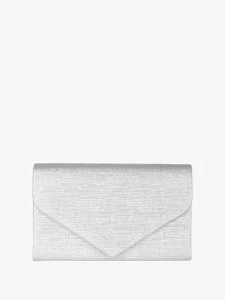 Solada Pochette donna brillantinata - argento