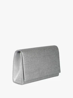 Solada Pochette donna con lurex - argento