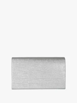Solada Pochette donna con lurex - argento
