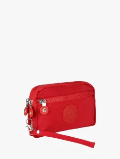 Solada Pochette donna in nylon con polsiera - rosso