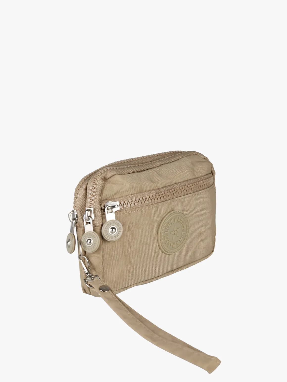 Solada Pochette donna in nylon con polsiera - sabbia