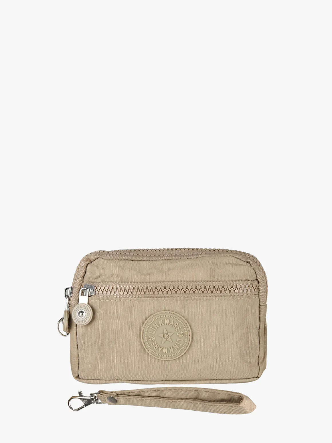 Solada Pochette donna in nylon con polsiera - sabbia