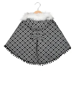 Solada Poncho da bambina con unicorno di paillettes