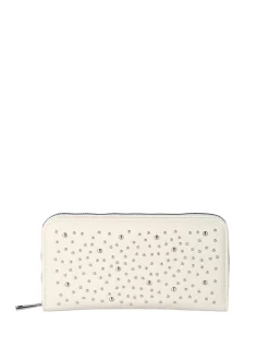 Solada Portafoglio da donna con borchie - beige