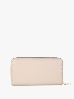 Solada Portafoglio donna con stampa monogramma e zip - khaki