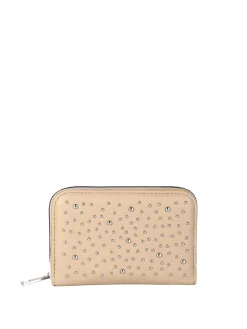 Solada Portafoglio donna con borchie - khaki