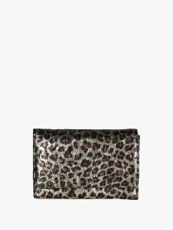 Solada Portafoglio donna crespo animalier