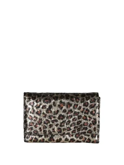 Solada Portafoglio donna crespo animalier
