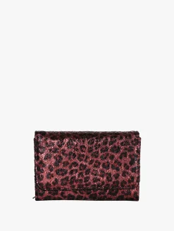 Solada Portafoglio donna crespo animalier