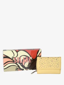 Solada Portafoglio mini da donna con stampa monogramma - khaki