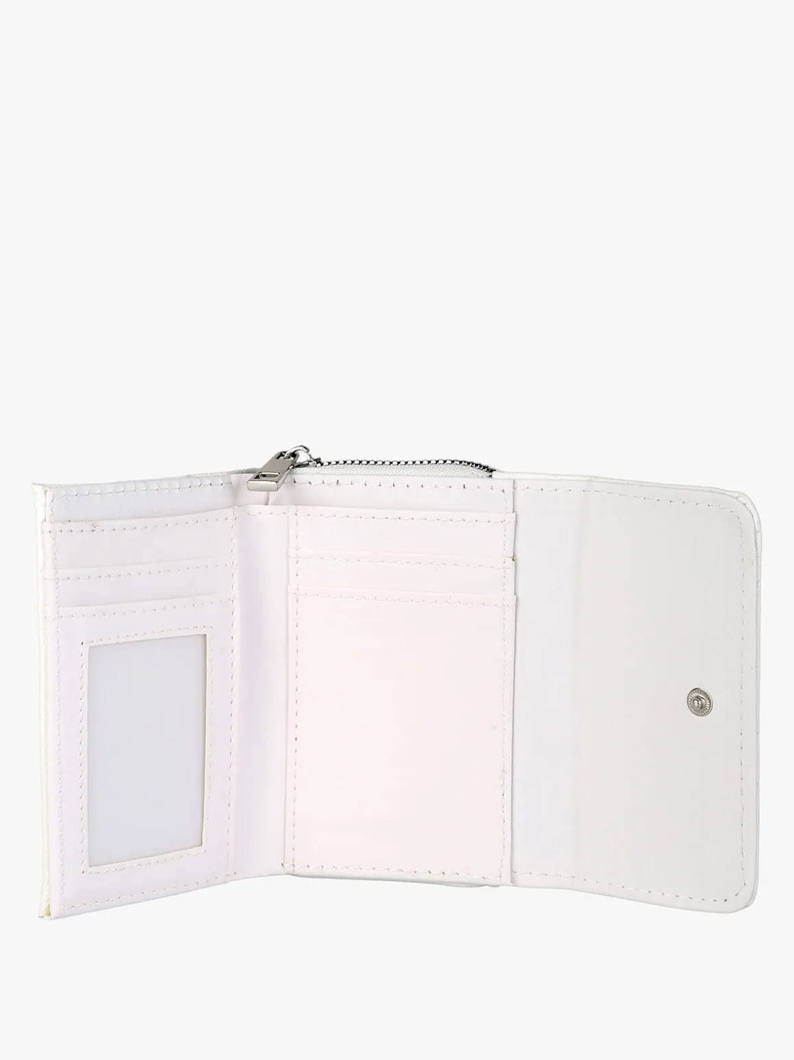 Solada Portafoglio mini da donna con borchie - beige
