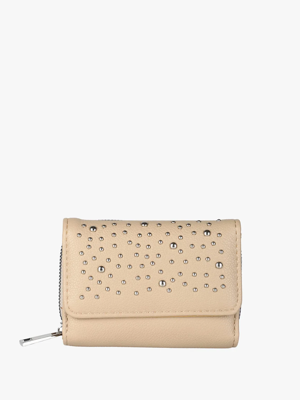 Solada Portafoglio mini da donna con stampa monogramma - azzurro