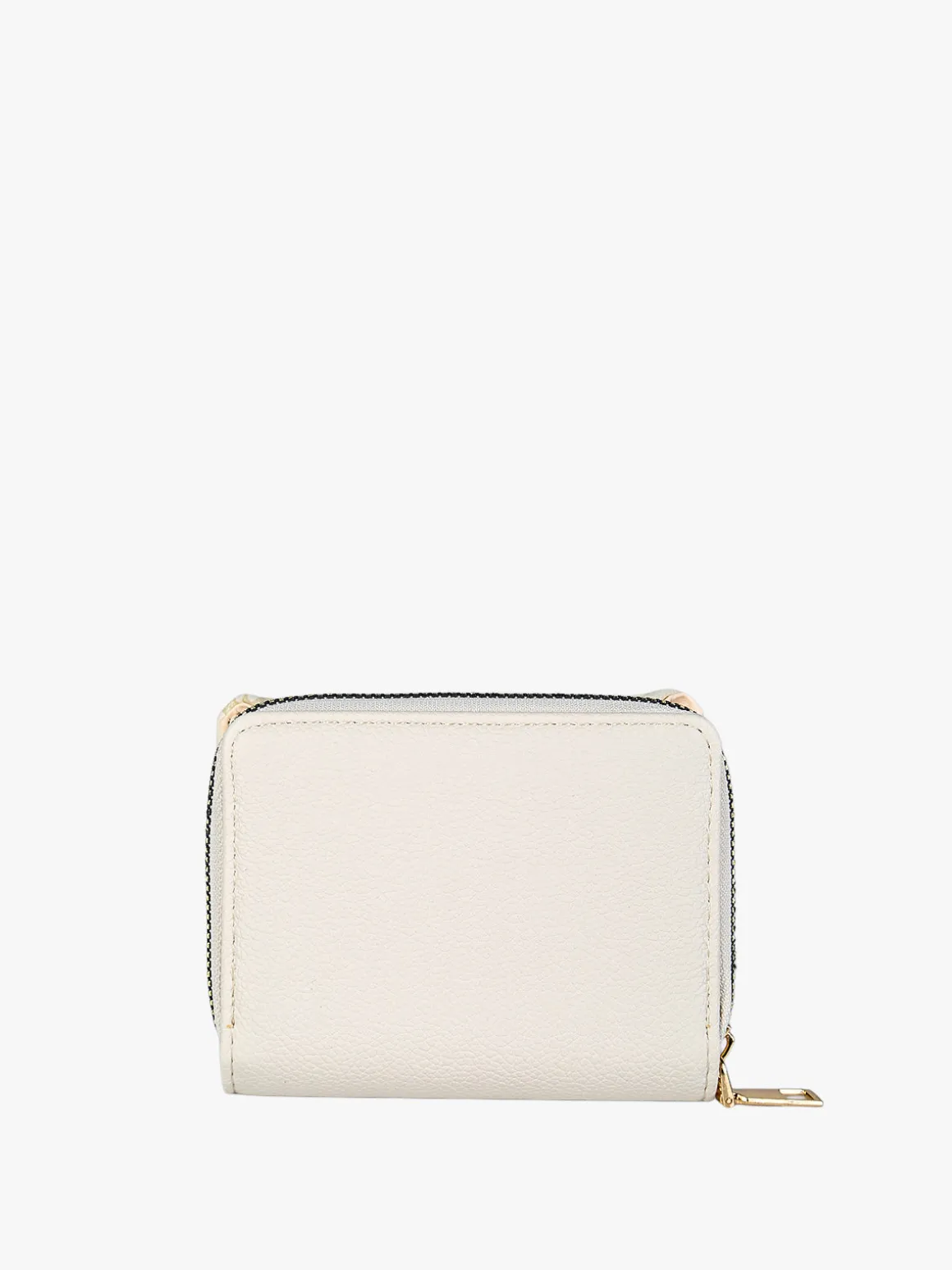 Solada Portafoglio mini da donna con stampa monogramma - beige