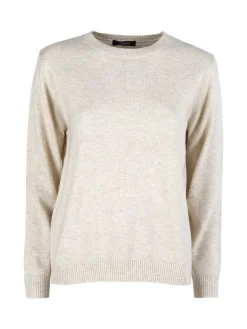 Solada Pullover donna girocollo in maglia - beige