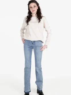 Solada Pullover donna girocollo in maglia tinta unita