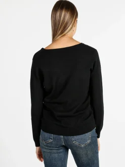 Solada Pullover donna in maglia - nero