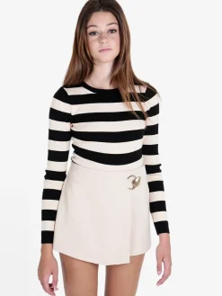 Solada Pullover donna in maglia a righe orizzontali