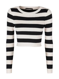 Solada Pullover donna in maglia a righe orizzontali