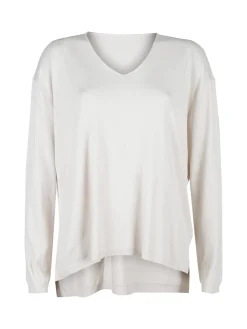 Solada Pullover donna oversize in maglia scollo V