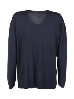 Solada Pullover donna oversize in maglia scollo V