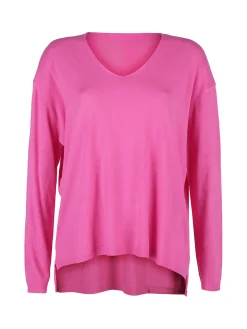 Solada Pullover donna oversize in maglia scollo V