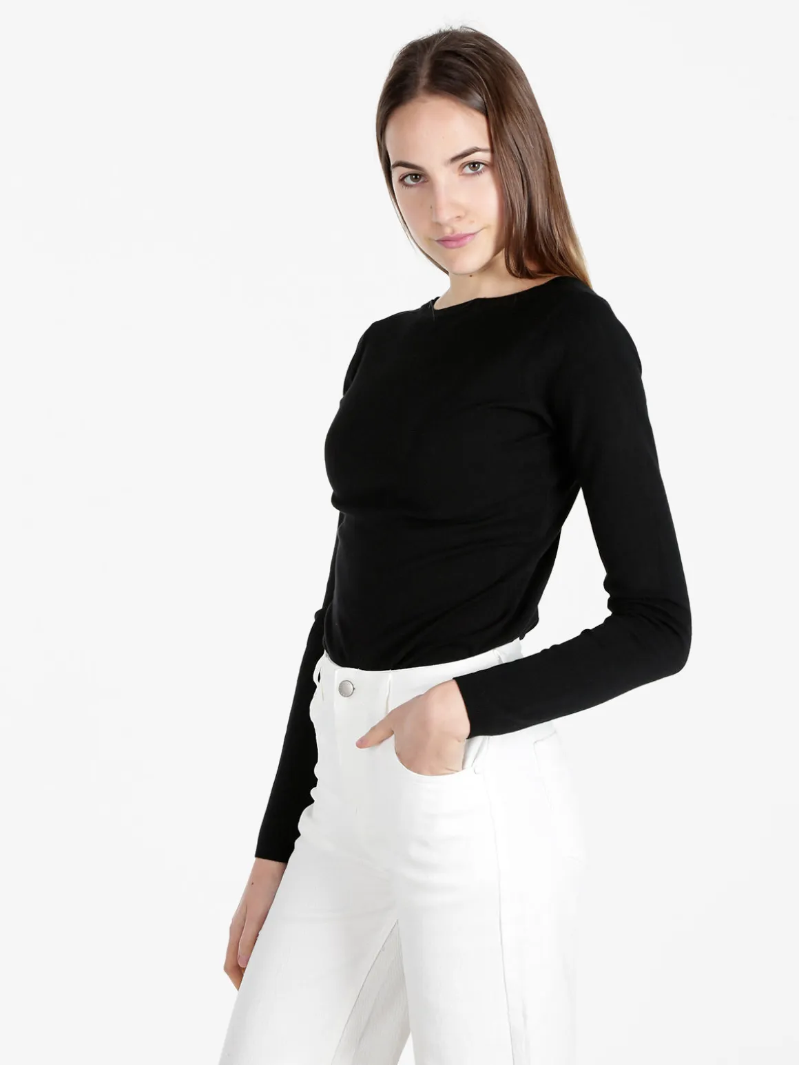 Solada Pullover girocollo da donna in maglia
