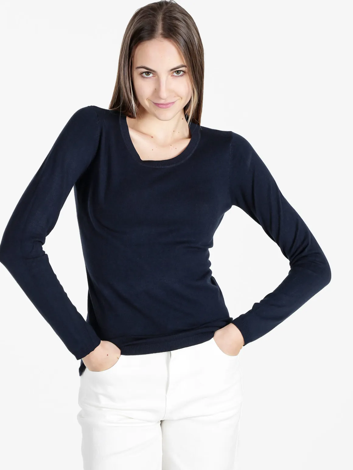 Solada Pullover girocollo da donna in maglia