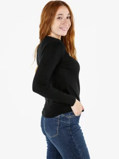 Solada Pullover girocollo da donna - nero