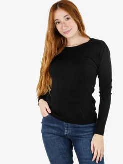 Solada Pullover girocollo da donna - nero