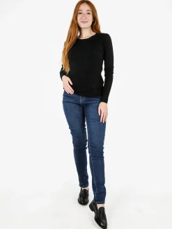 Solada Pullover girocollo da donna - nero